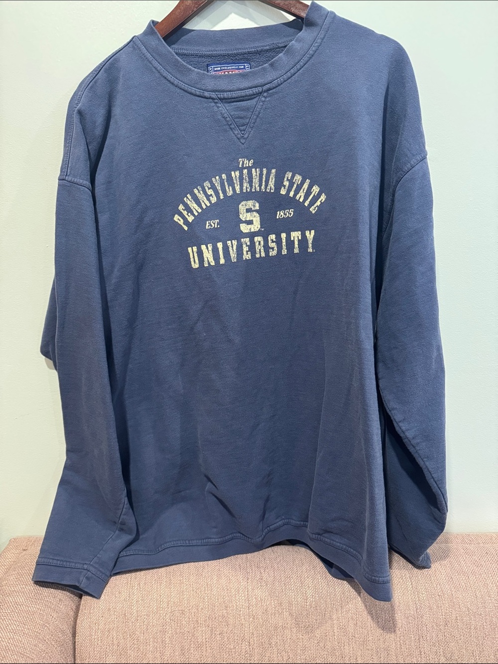 Champs Navy Pennsylvania State University Crewneck Sweatshirt PSU vintage